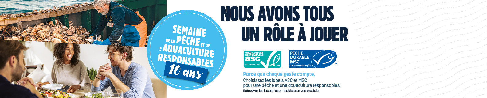 Pêche et aquaculture responsables : agir aujourd’hui pour préserver demain !