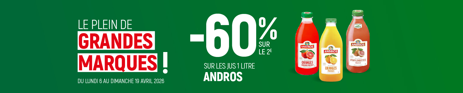 Avec Andros, profitez du fruit, du peps… et des prix pressés !