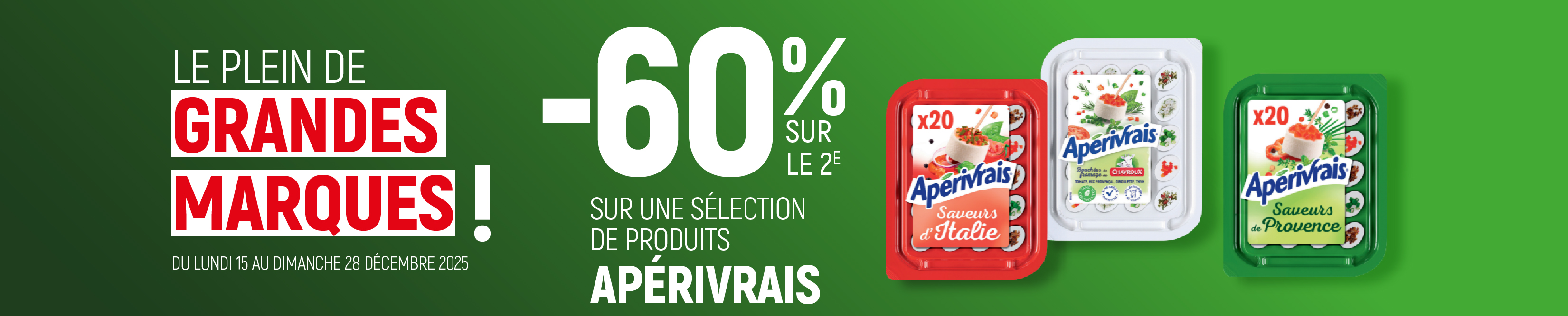 Avec Apérivrais, faites le plein de saveurs festives !