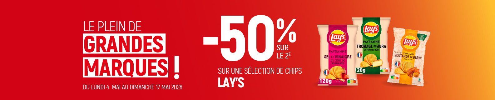 Avec Lay’s  impossible de s’arrêter à un seul paquet !