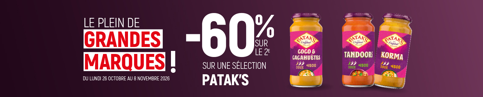 Avec Patak’s, faites voyager vos papilles !