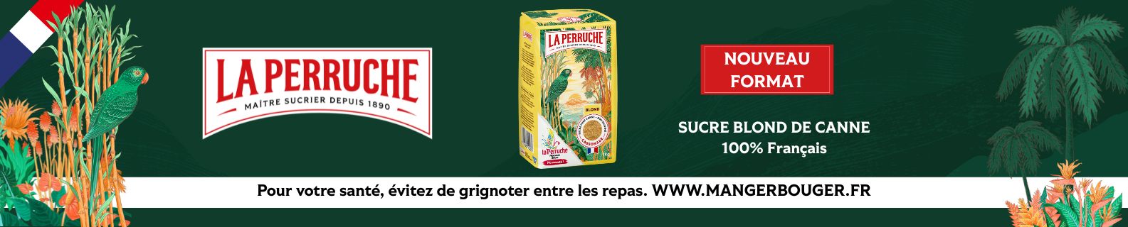 Sucre blond de canne La Perruche