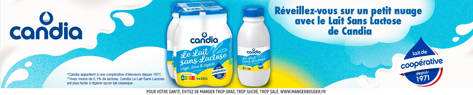 Candia sans lactose