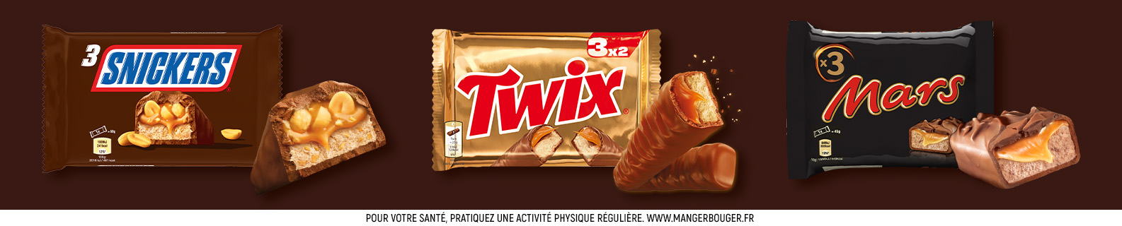 Snickers Twix Mars
