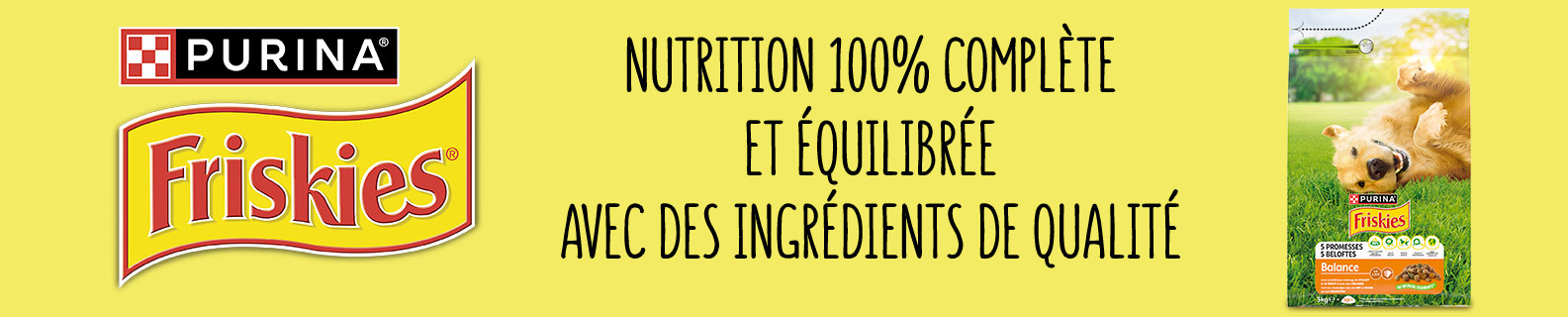 Friskies chien balance