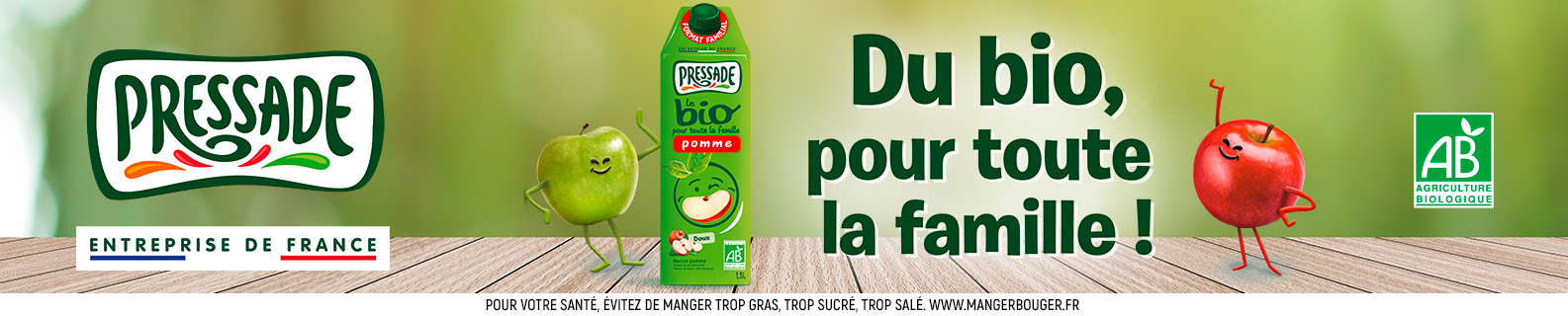 Nectar bio pomme brique