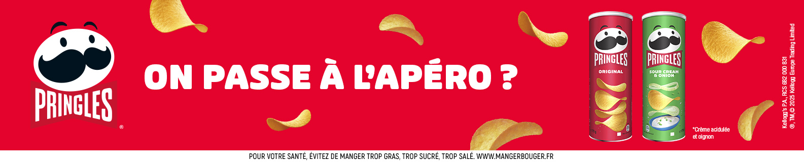 On passe à l'apéro Pringles