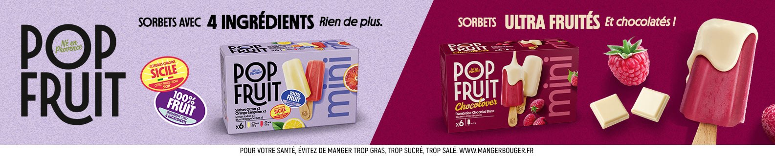 Pop Fruit Sorbet