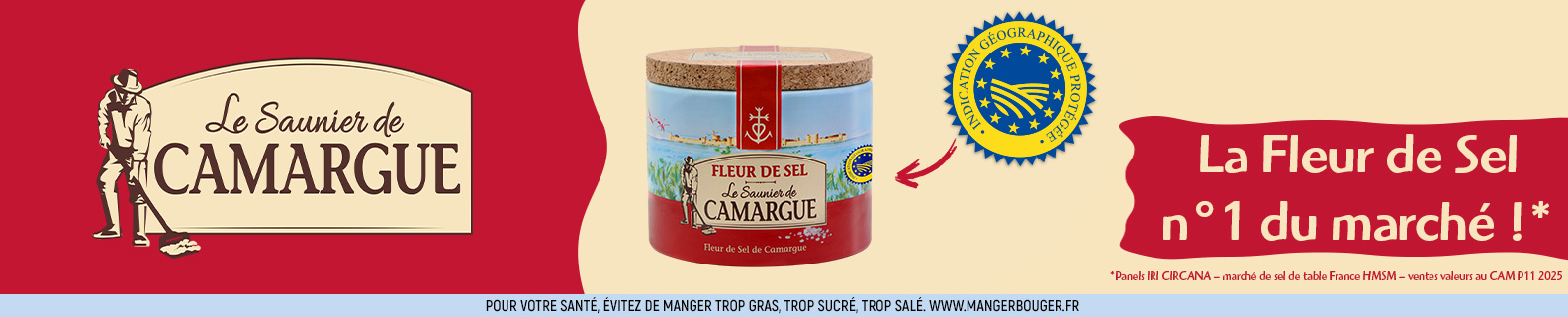 Le Saunier de CAMARGUE fleur de sel