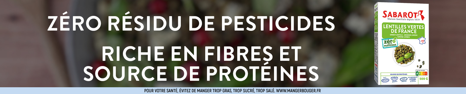 Lentilles vertes de France Sabarot