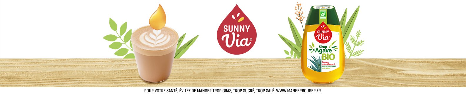 Sirop agave bio Sunny Via