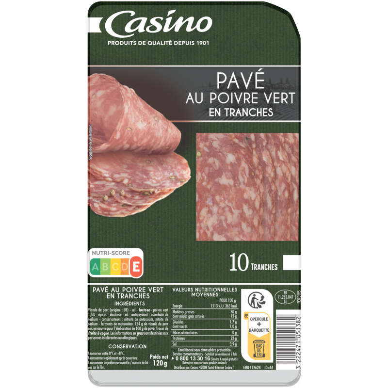 Saucisson au Poivre - Livraison à domicile