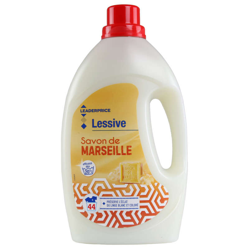 Acheter Lessive liquide - Savon de Marseille - 44 lavages - Le Petit Casino  De La Marne