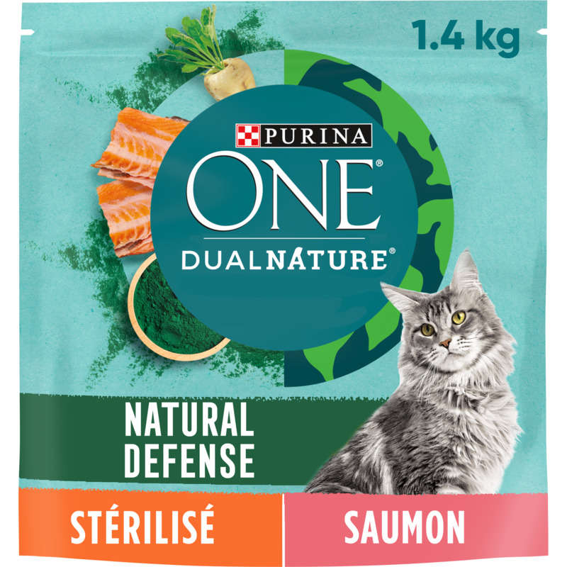 Acheter Croquettes pour chat stérilisé - Natural defense - Saumon