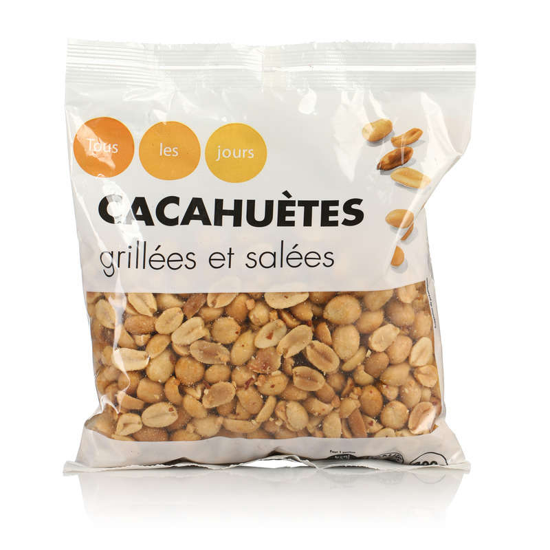 Cacahuètes grillées salées, Prix Mini (250 g)  La Belle Vie : Courses en  Ligne - Livraison à Domicile