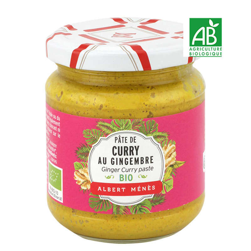 ALBERT MENES Albert Ménès Pâte de curry au gingembre 210g 210g pas cher 