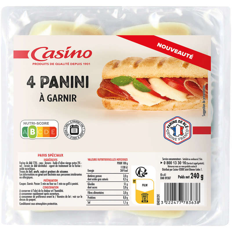 Pain panini