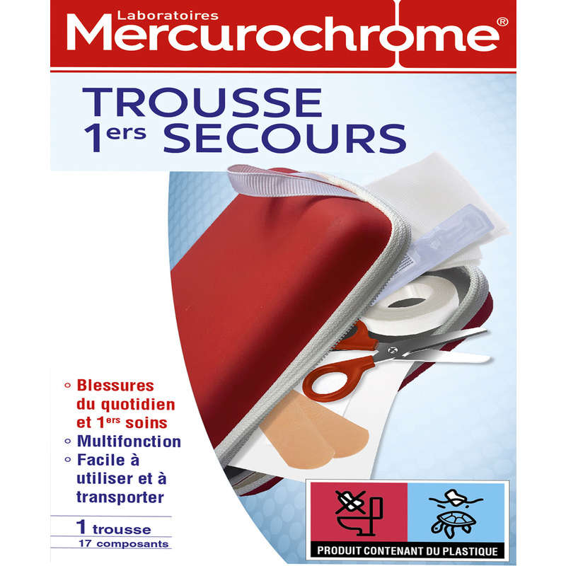 Mercurochrome, TROUSSE 1ers SECOURS