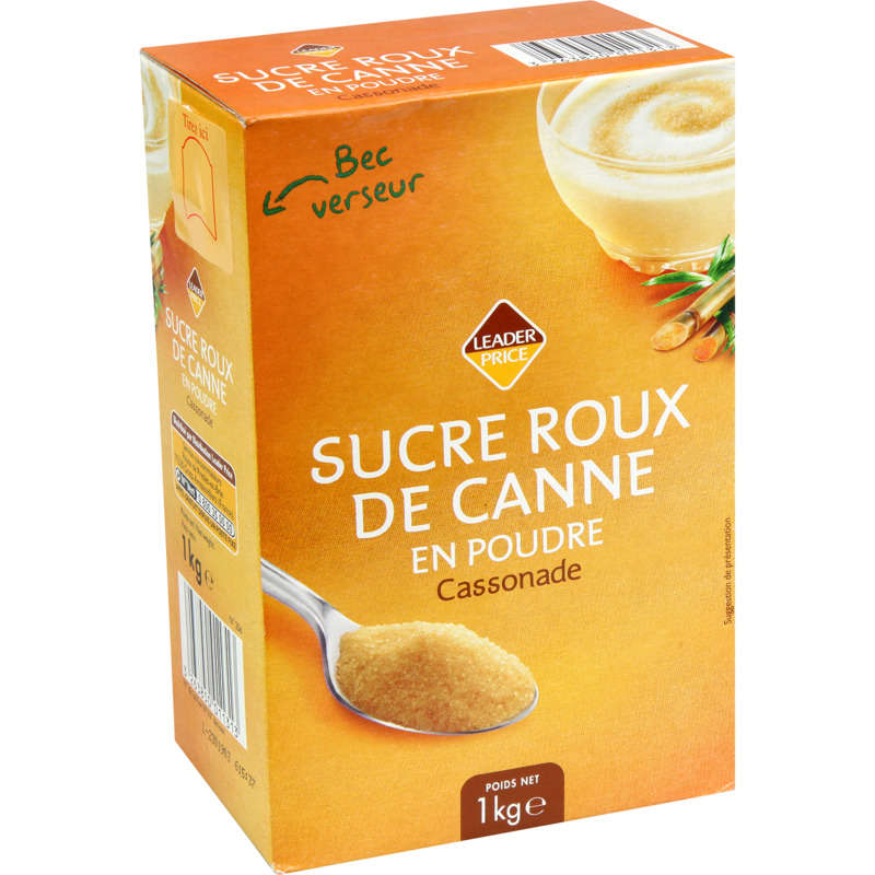 Dosettes de sucre en poudre Leader Price - 500g