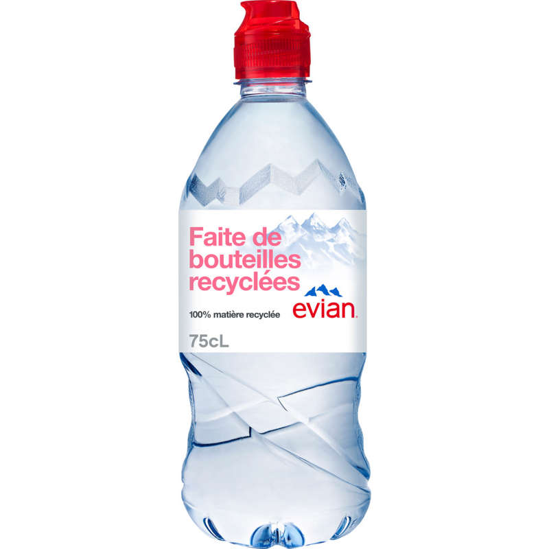 Eau EVIAN bouteille plastique PET 1 L SOURIRE DES SAVEURS, Cave Toulouse /  L'Union, livraison