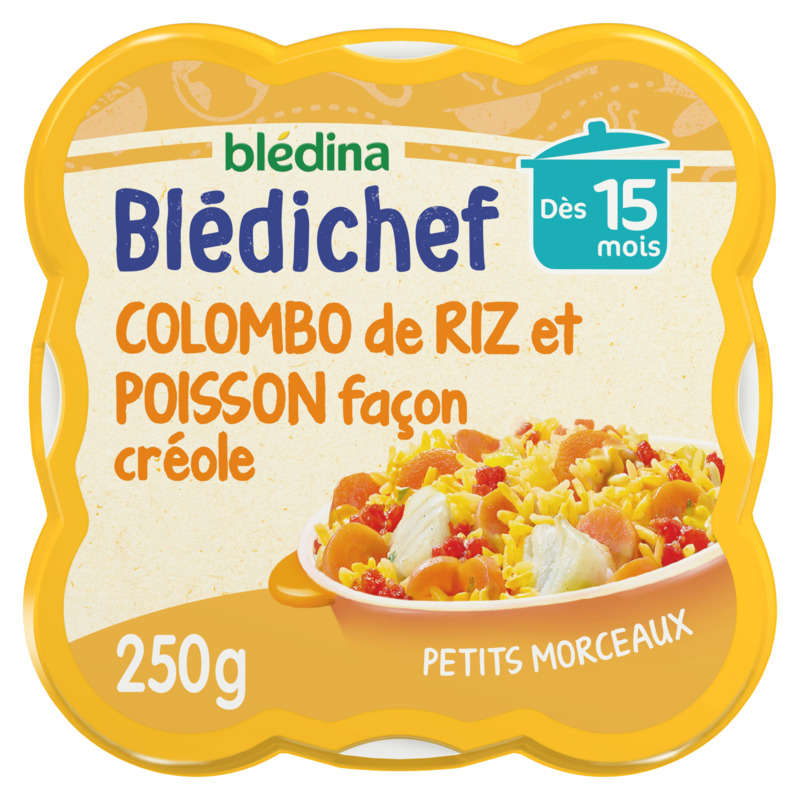 Acheter Bledichef - Colombo de riz et poisson - Dès 15 mois - SPAR Sannois  Loges