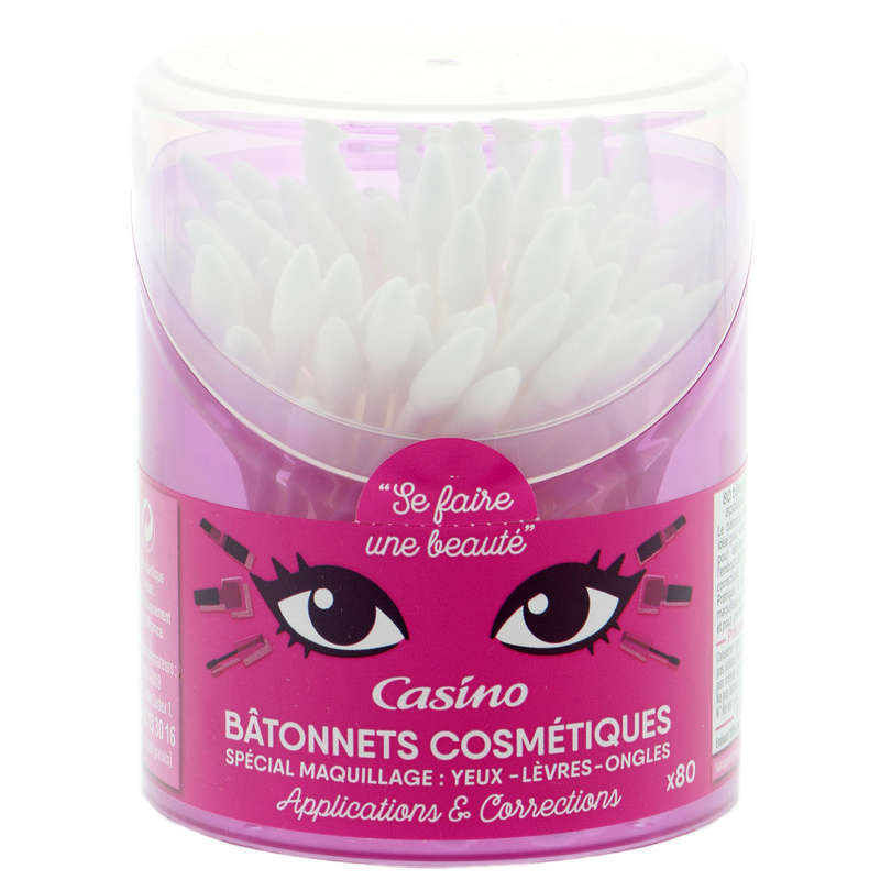 Acheter Cotons-tiges - Bâtonnets cosmétiques - Spécial maquillage - Le  Petit Casino Saint Vincent Ales