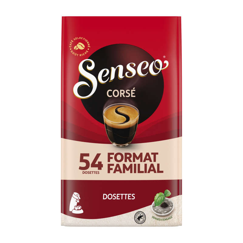 Acheter Corsé - 54 Dosettes Souples - Format Familial - Café